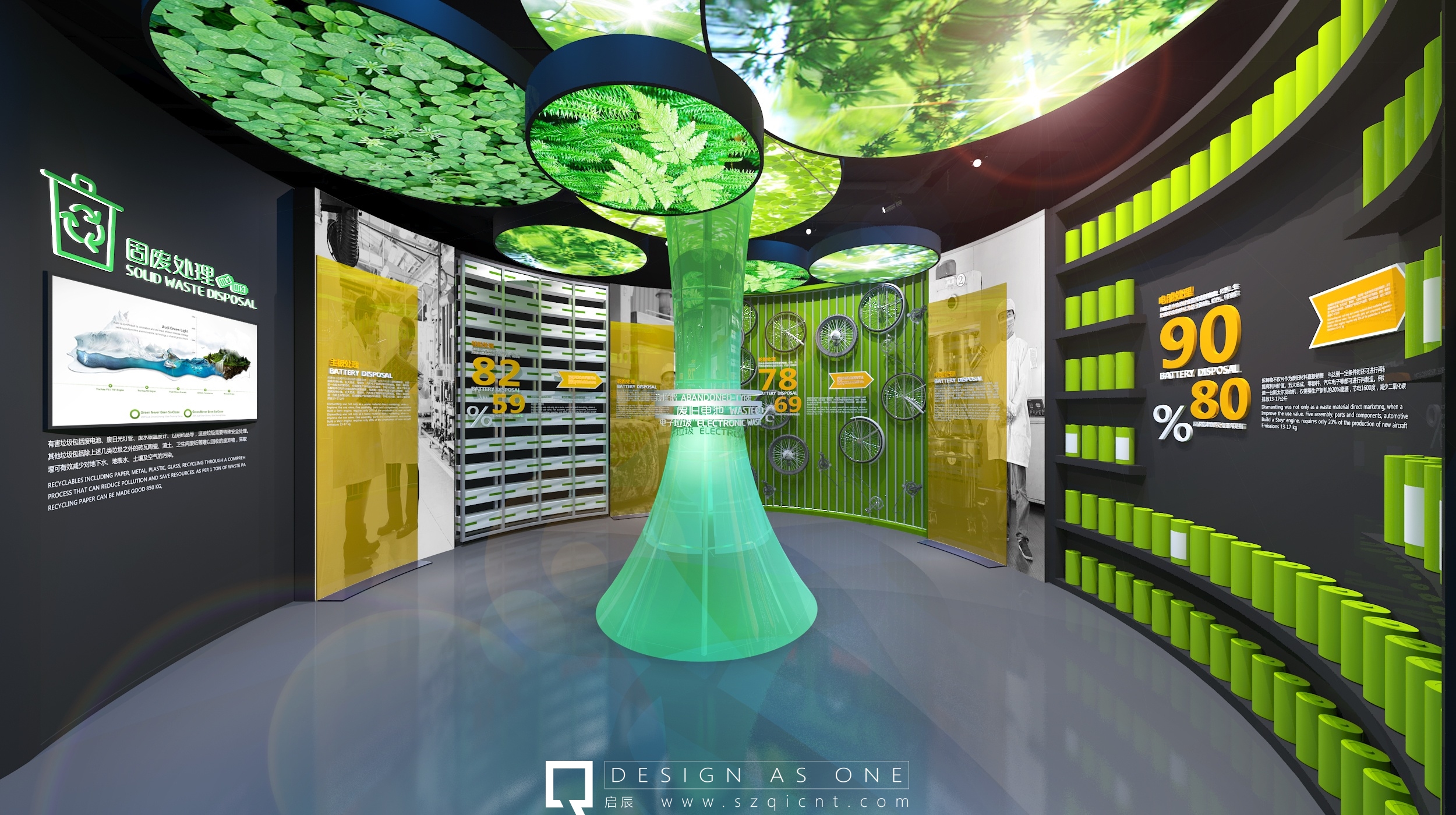 環(huán)保展廳設計